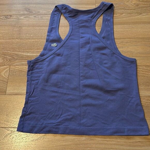 Lacoste vintage purple tank top size 40 with green crocodile - Picture 6 of 6